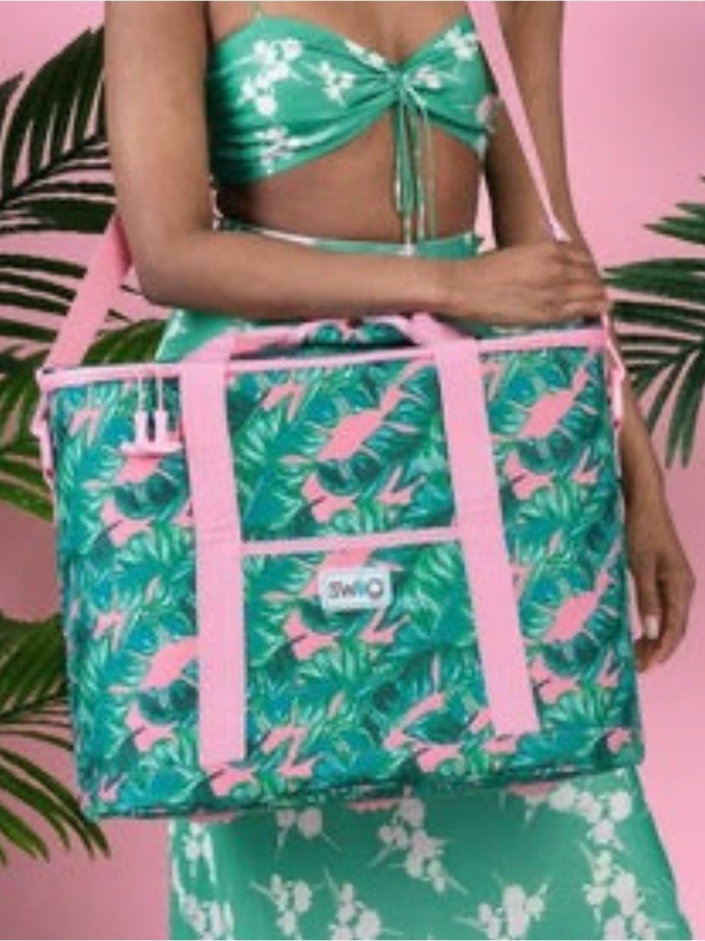 🌴🩷 Swig Life Cooli Family Cooler – Palm Springs Print 🩷🌴